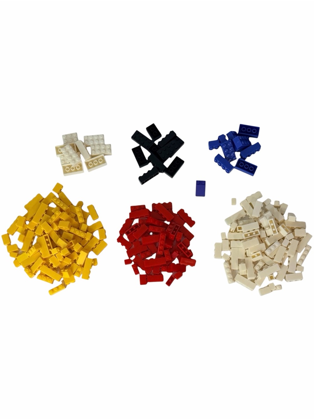 Vintage Unbranded Building Bricks Lot 200+ Pieces Tyco Style LEGO Compatible